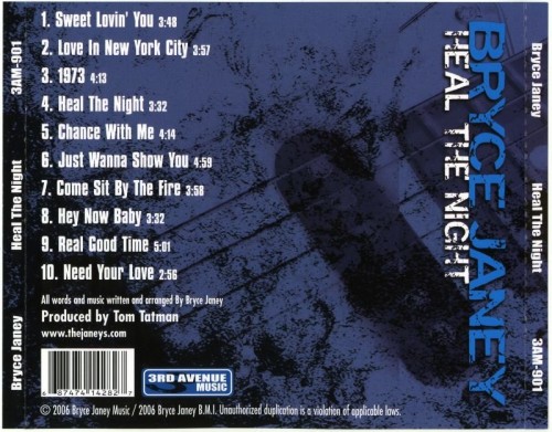 Bryce Janey - Heal The Night (2006) Lossless