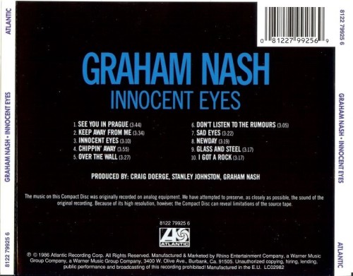 Graham Nash - Innocent Eyes (1986)(2008) Lossless Graham Nash - Innocent Eyes (1986)(2008) Lossless
