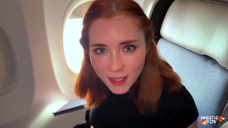 Sweetie Fox - Fucking with Stranger From The Next Airplane Seat POV