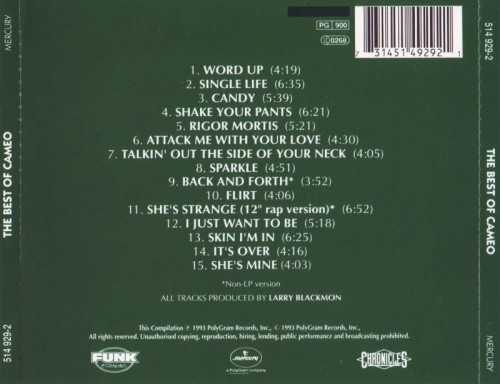Cameo - The Best Of (1993) Lossless Cameo - The Best Of (1993) Lossless