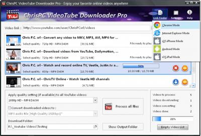 ChrisPC VideoTube Downloader Pro 15.25.0421 Multilingual