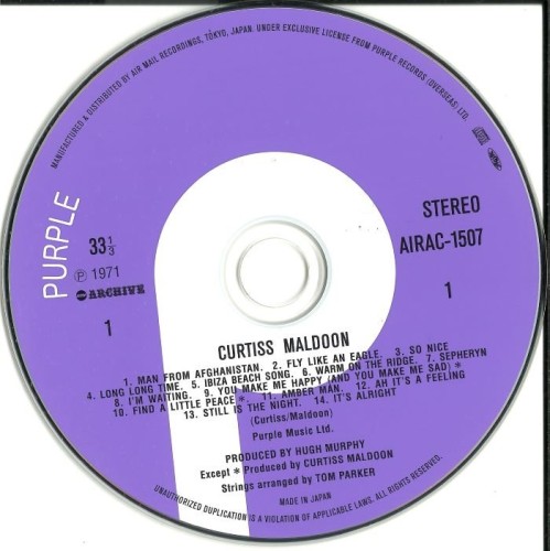 Curtiss Maldoon - Curtiss Maldoon (1971) (Japan, 2008) Lossless Curtiss Maldoon - Curtiss Maldoon (1971) (Japan, 2008) Lossless