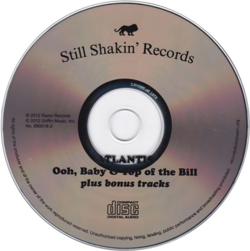 Atlantis - Ooh, Baby & Top Of The Bill Plus Bonus Tracks (2012) Lossless Atlantis - Ooh, Baby & Top Of The Bill Plus Bonus Tracks (2012) Lossless