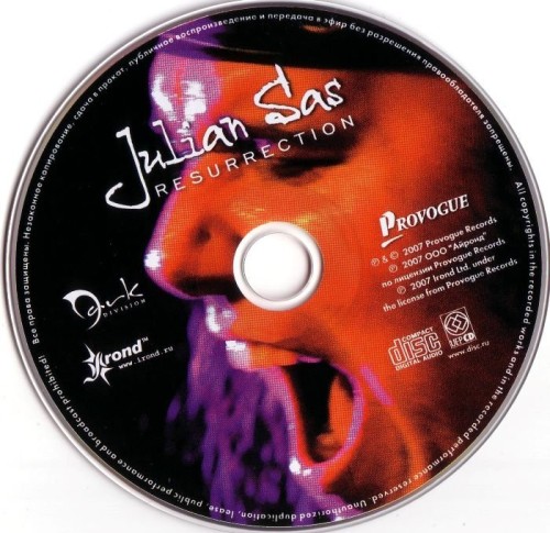 Julian Sas - Resurrection (2007) Lossless Julian Sas - Resurrection (2007) Lossless