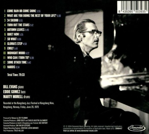 Bill Evans - In Norway - The Kongsberg Concert (1970) (2024) Lossless Bill Evans - In Norway - The Kongsberg Concert (1970) (2024) Lossless