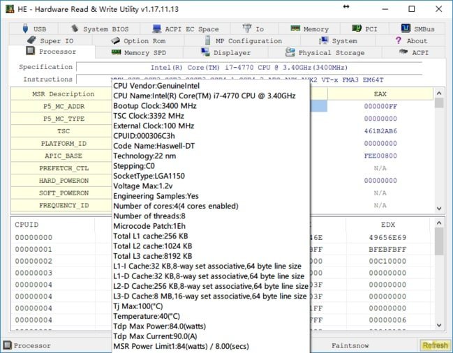 HE - Hardware Read & Write Utility 1.25.04.26