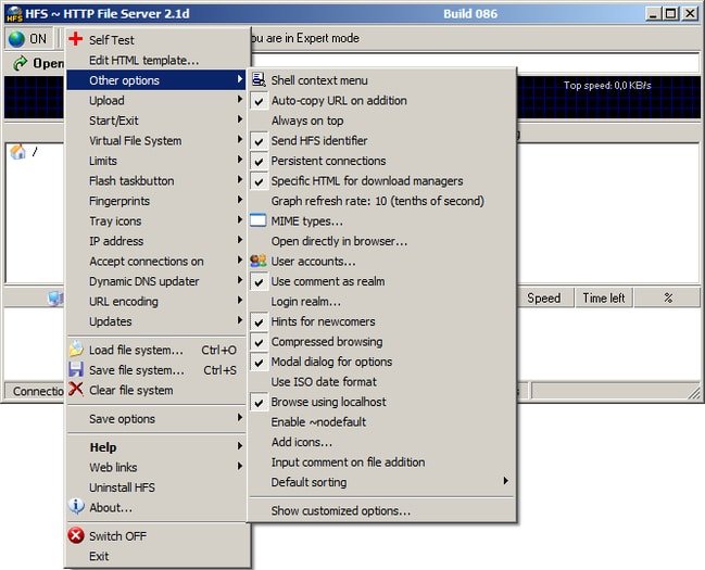 HFS: HTTP File Server (version 3) 0.57.0