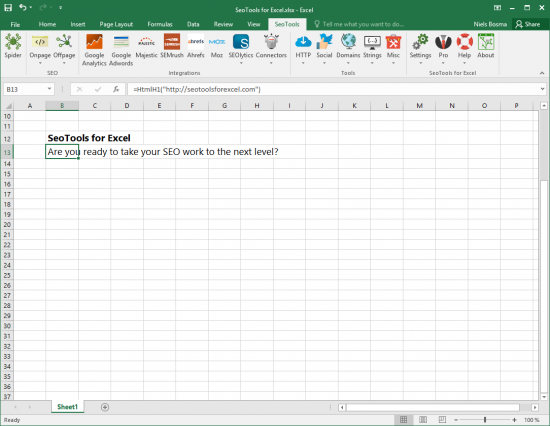 SeoTools for Excel 10.0.6