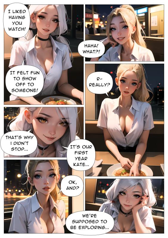 Kate Sketches - Interlude: Kate and Taylor on the Ave AI Porn