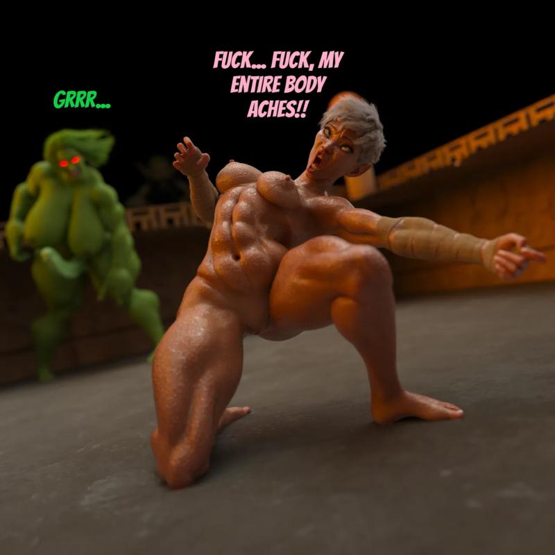 Adrasko - Elvenfall - Girl vs Futa (Dickgirl) Ryona Sexfight 3D Porn Comic