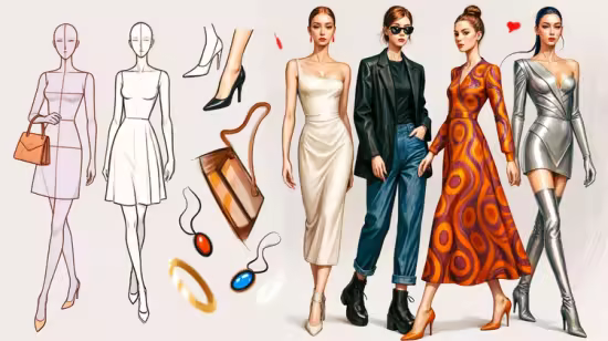 Udemy – Digital Fashion Illustration Course Sketch to Runway