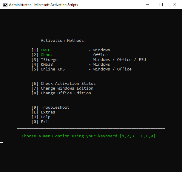 Microsoft Activation Scripts 3.1