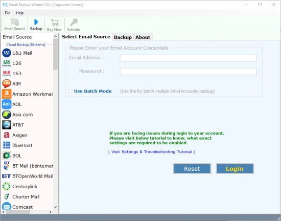 Email Backup Wizard Enterprise 16.4.2