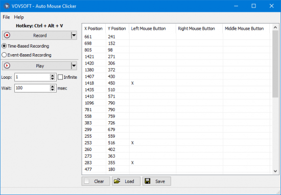 VovSoft Auto Mouse Clicker 2.5