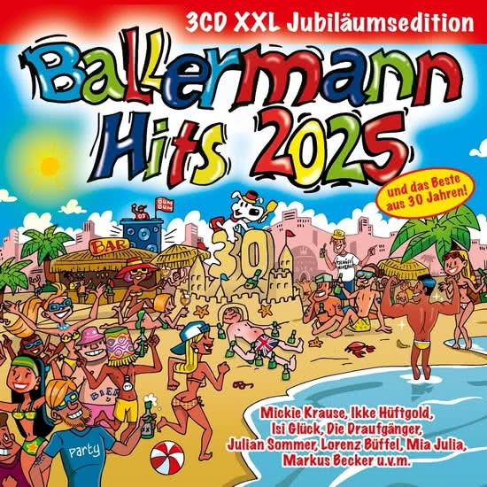 Ballermann Hits 2025: XXL Jubilaumsversion (3CD)