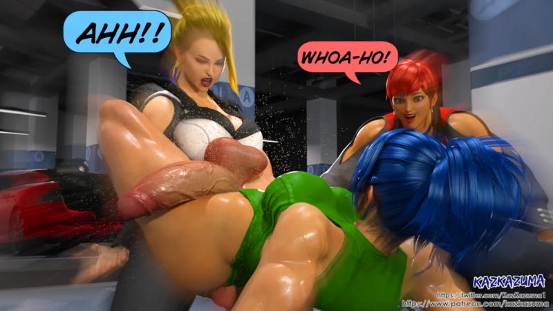 Kazkazuma - Leona Series Part 3 3D Porn Comic