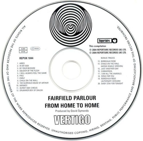 Fairfield Parlour - From Home To Home (1970)(2004)Lossless Fairfield Parlour - From Home To Home (1970)(2004)Lossless