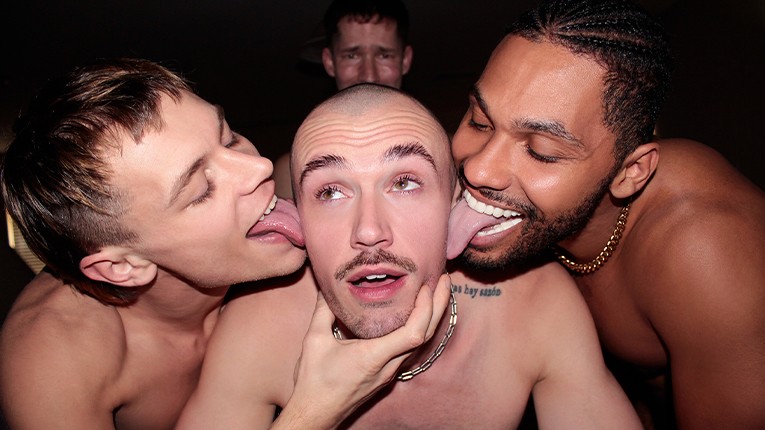 PigBottoms - Johnny Moon, Tony Genius, Eddie Patrick, Phoenix Leo - Frat Boys' Filthy Welcome Fuck