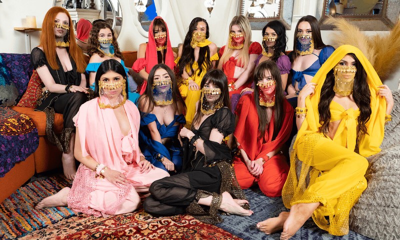 Amber Summer, Eliza Eves, Harley Haze, Hime Marie, Kimmy Kimm, Lana Smalls, Leana Lovings, Mina Luxx, Nadia Noja, Penelope Woods, Scarlett Mae