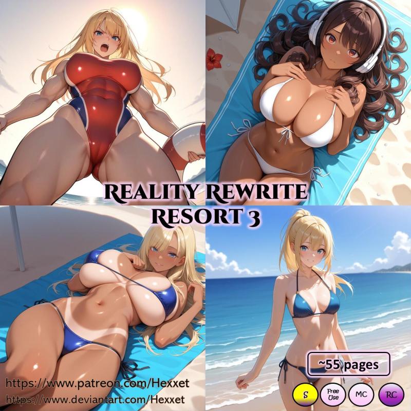 Hexxetval - Reality Rewrite Resort 3 AI Porn