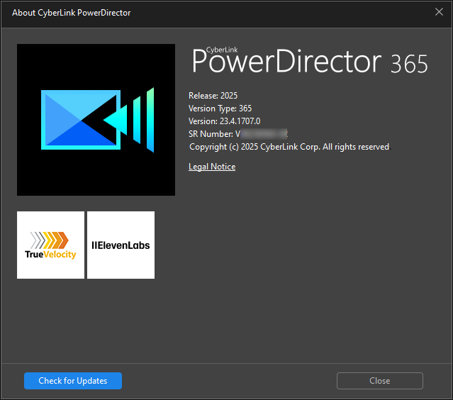 CyberLink PowerDirector Ultimate 2025 v23.4.1707.0