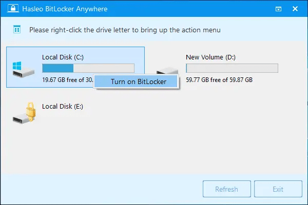 Hasleo BitLocker Anywhere 9.7 Multilingual