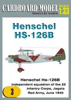 Henschel HS-126B USSR (Model Cardboard)