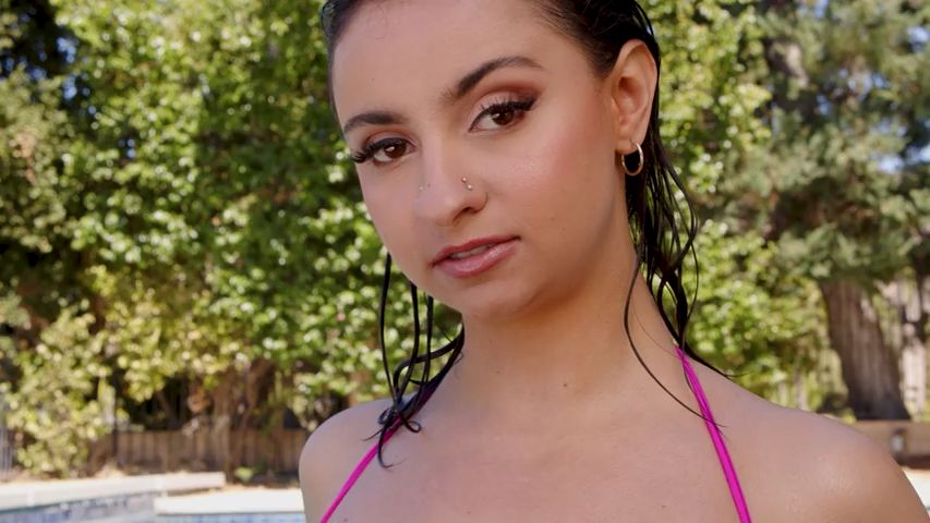 Hailey Rose - Teeny Bikini vs Massive Tits
