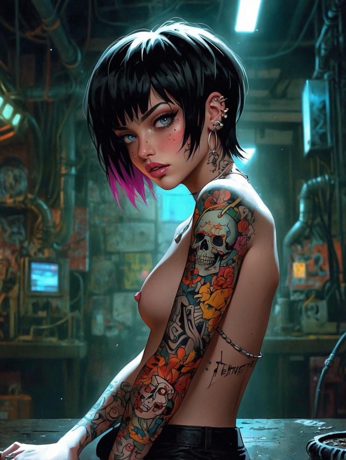 Vivid Works After Dark AI Porn