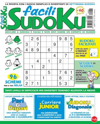 Facili Sudoku N.60 - Maggio 2025