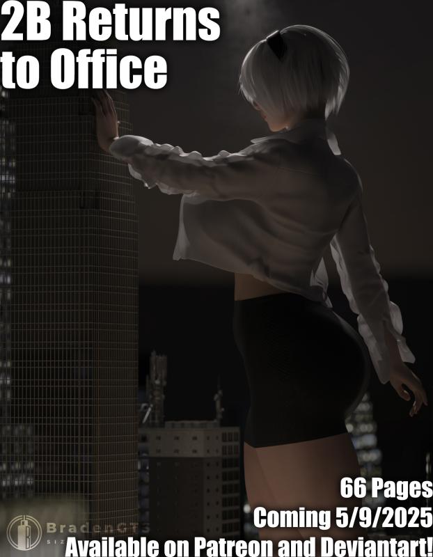 Braden-GTS - 2B - Returns to Office 3D Porn Comic