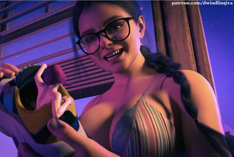 Dwindling Iva - High Heel 3D Porn Comic