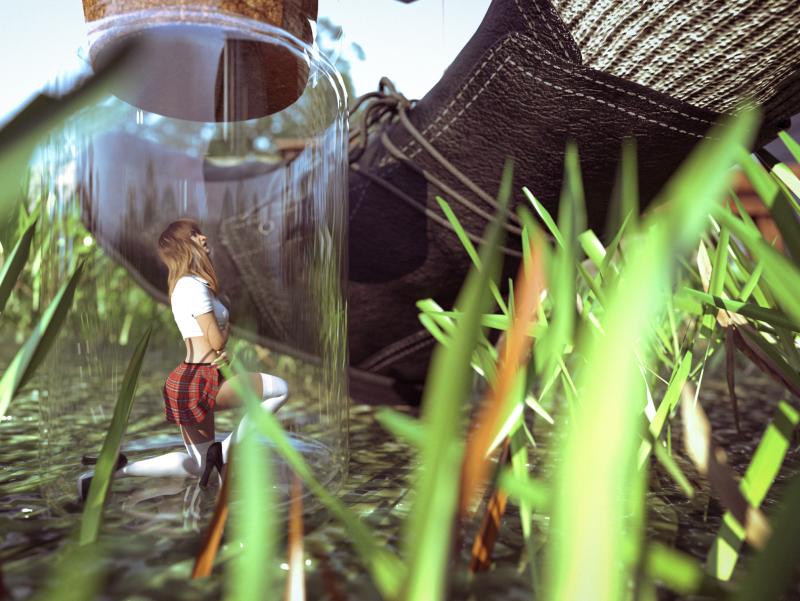 Dwindling Iva - Schooled 3D Porn Comic