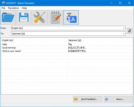 VovSoft Batch Translator 4.8