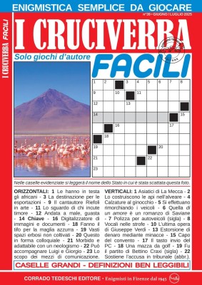 I Cruciverba Facili N.39 - Giugno-Luglio 2025