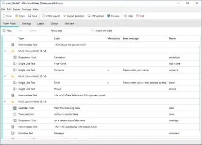 DA-FormMaker Professional 4.18.1 Multilingual