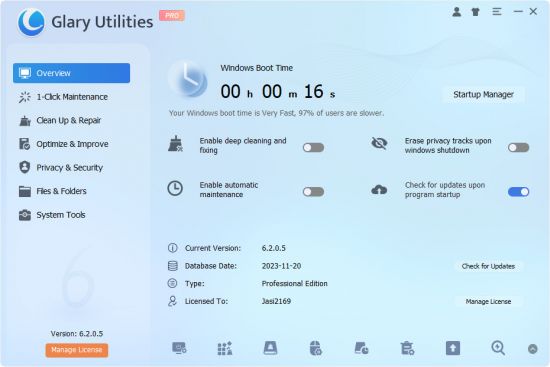 Glary Utilities Pro 6.26.0.30 Multilingual