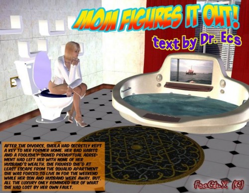 Fractux - Mom Figures it Out 3D Porn Comic