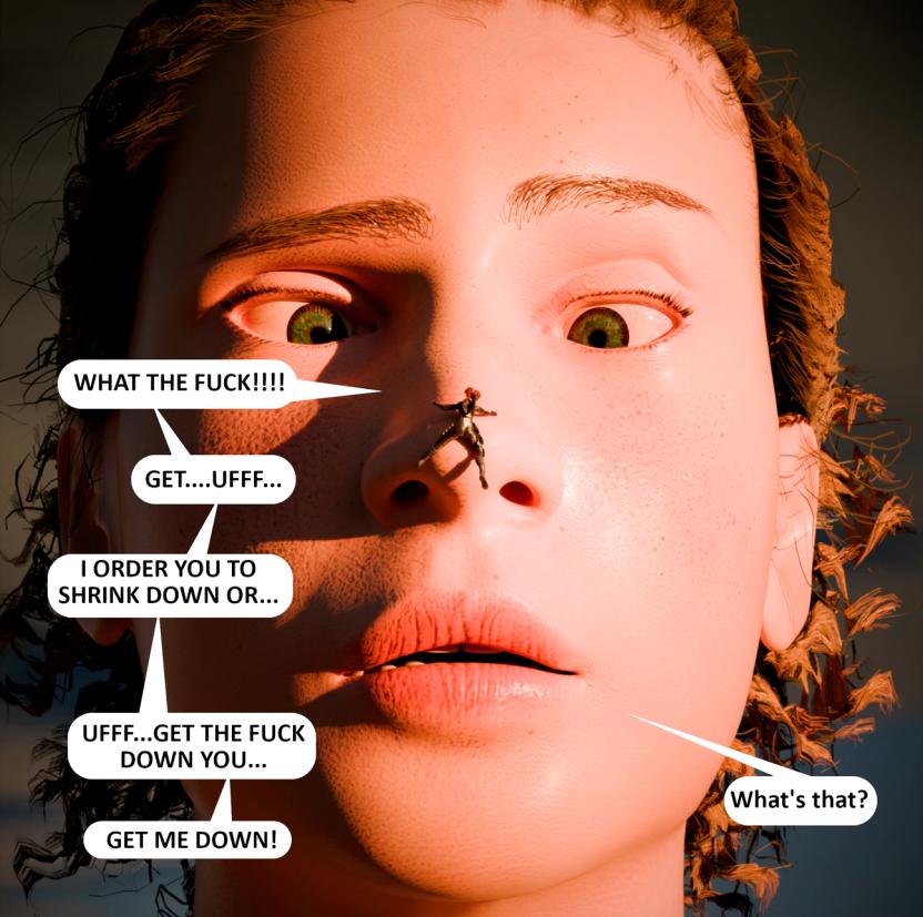 JustaBlender - A Rude Awakening 3D Porn Comic