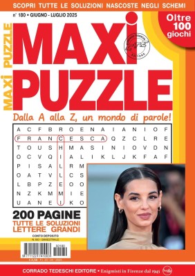 Maxi Puzzle N.180 - Giugno-Luglio 2025