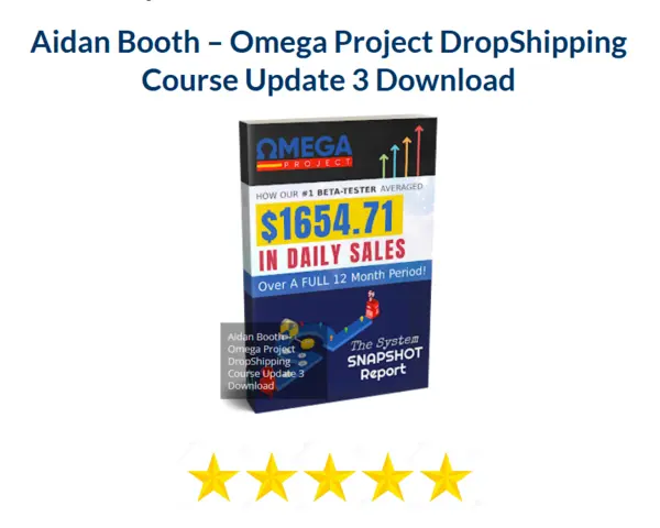 Aidan Booth – Omega Project DropShipping Course + Update 3 Download