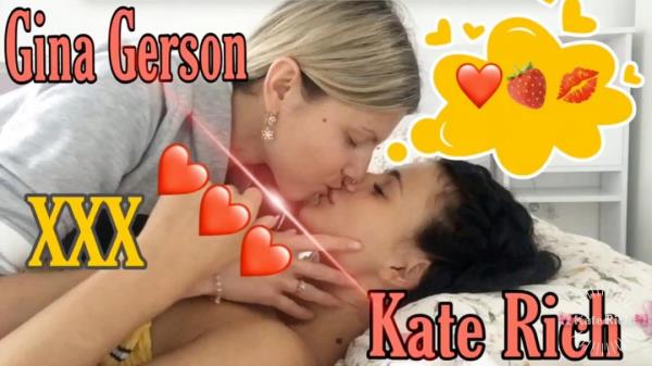 Gina Gerson, Kate Rich - Sweet Lesbian Get Orgasm Together  Watch XXX Online HD