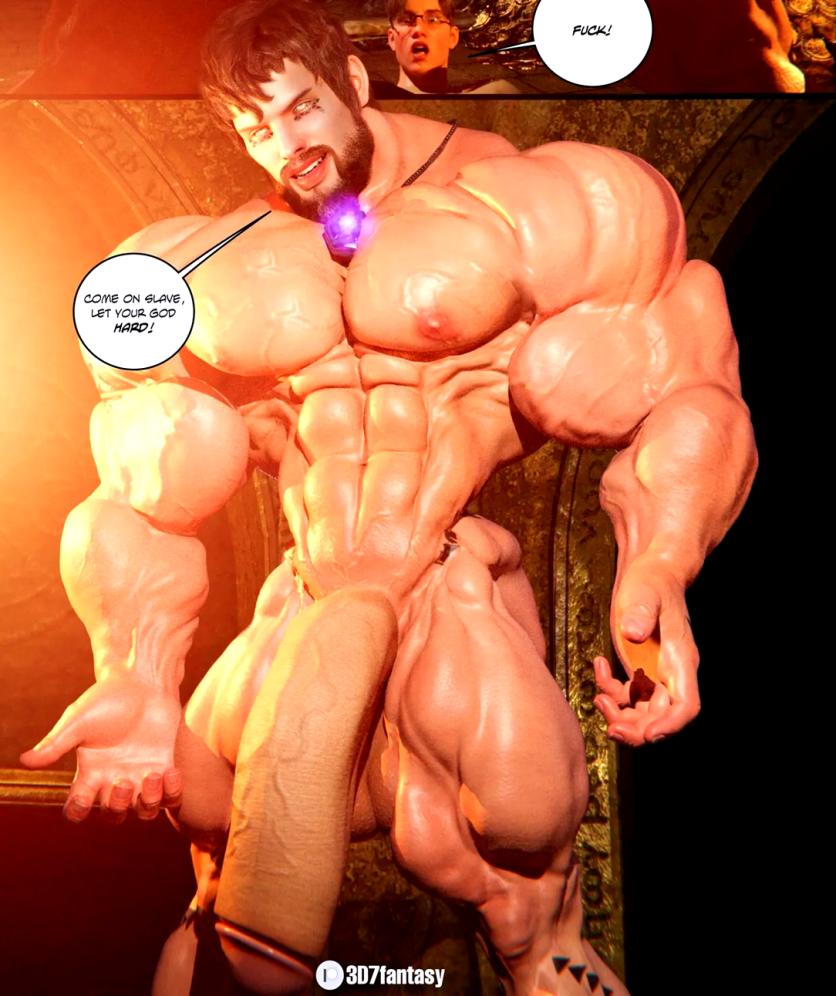 3D7Fantasy - Muscle God's Amulet 3D Porn Comic