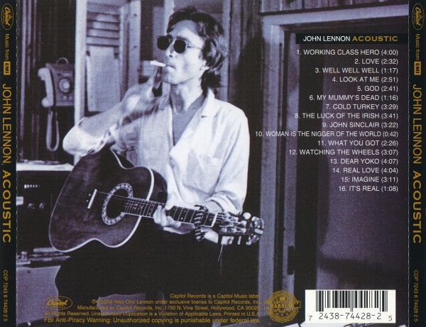 John Lennon - Acoustic (2004) (Lossless + 320) John Lennon - Acoustic (2004) (Lossless + 320)