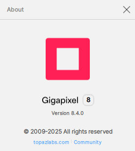 Topaz Gigapixel AI 8.4.0