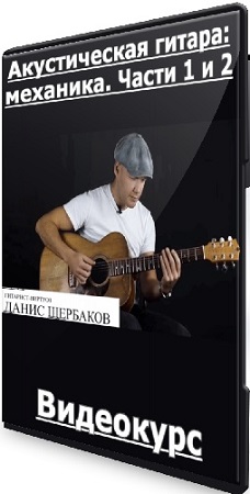 постер к Данис Щербаков - Акустическая гитара: механика. Части 1 и 2 (2025) Видеокурс