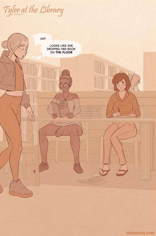 Skemantis - Tyler at the library - Part 1 Porn Comics
