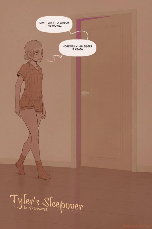 Skemantis - Tyler's sleepover - part 1 Porn Comics