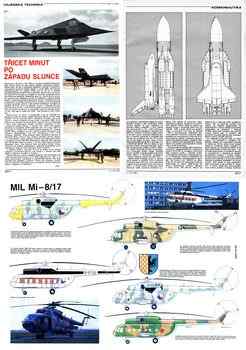 Letectvi+Kosmonautika 1991-1 - Scale Drawings and Colors
