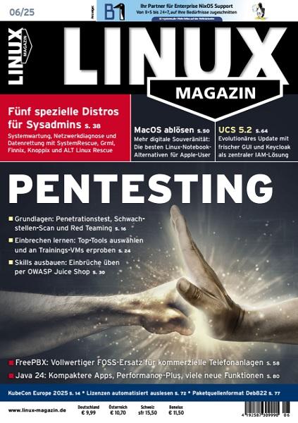 Linux-Magazin №6 (Juni 2025)